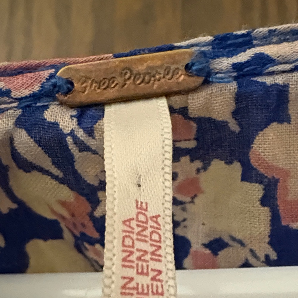 Free People Wildflower Patchwork Mini Dress - Picture 3 of 9